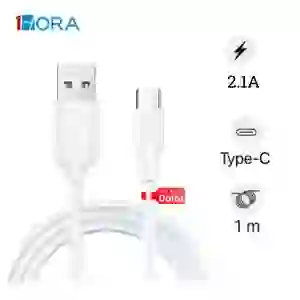 Cáp 1HORA CAB237 USB-A to Type-C 1M