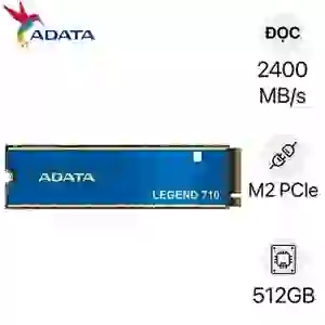 Ổ cứng SSD ADATA Legend 710 M.2 NVMe PCIe Gen 3 512GB