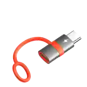 Cổng chuyển OTG MCDODO Lightning to USB-C móc Silicon