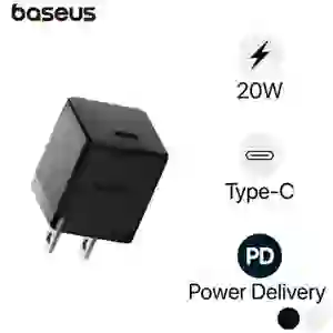 Sạc nhanh Baseus Palm 1C 20W US ( kèm cáp USB-C to Lightning dài 1m )