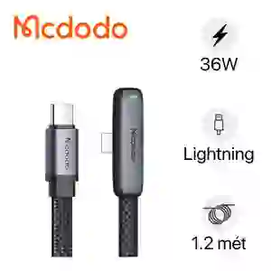 Cáp MCDODO Type-C sang Lightning 90 độ 36W dài 1.2m CA-3350