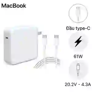 Sạc Macbook 61W TYPE C