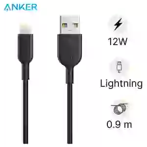 Cáp sạc Anker PowerLine II Lightning 0.9M (A8432)