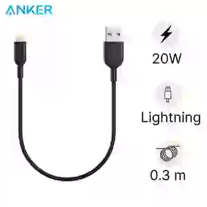 Cáp sạc Lightning 0.3m Anker PowerLine