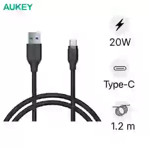 Cáp sạc Type-C bọc nylon 1.2m AUKEY CB-AC1