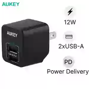 Sạc AUKEY 12W 2 cổng USB AirPower PA-U32
