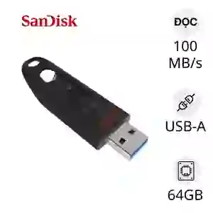 USB Sandisk 3.0 64GB CZ48 Đen