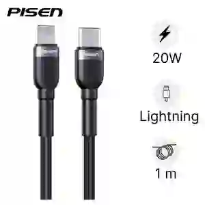 Cáp sạc Type-C to Lightning 1m Pisen