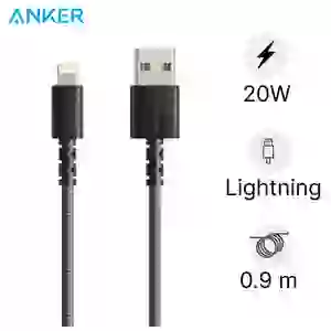 Cáp sạc Lightning 0.9m Anker PowerLine II (A8012)