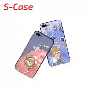 Apple iPhone 7/8 Plus ốp lưng viền chống va đập S-Case in hình
