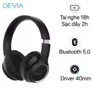 Tai nghe chụp tai Devia Kintone Đen