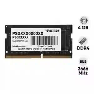 RAM laptop Patriot DDR4 4GB Bus 2666