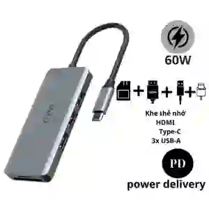 HUB MacBook iWALK HDMI 4K 7in1 (ADH003)