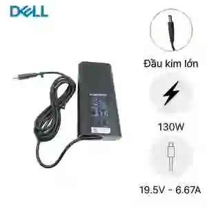 Sạc Laptop Dell 19.5V 6.67A 130W - Đầu lớn hình chữ nhật