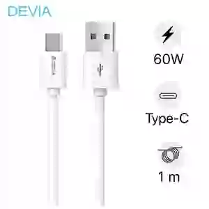 Cáp Devia Kintone Series Type-C 1m Trắng