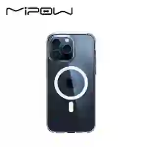 Ốp lưng iPhone 15 Pro Mipow hỗ trợ sạc Magsafe