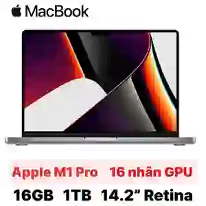 Macbook Pro M1 Pro 14 inch 10CPU 16GPU 16GB 1TB 2021 - Cũ trầy xước