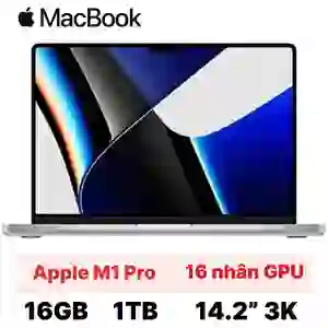MacBook Pro M1 Pro 14 inch 10CPU 16GPU 16GB 1TB 2021 - Cũ trầy xước