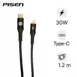 Cáp sạc nhanh tự ngắt Pisen Pro FOX INTELLIGENT C L 30W 1.2M