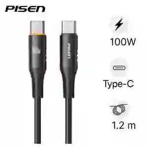 Cáp sạc nhanh tự ngắt Pisen Pro FOX INTELLIGENT C C 100W 1.2M