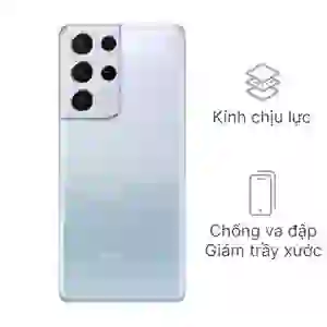 Thay kính lưng Samsung Galaxy S21 Ultra chính hãng Safety - Bạc