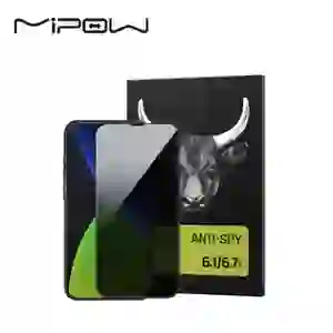 Dán cường lực iPhone 14 Plus/ 13 Pro Max Mipow Premium Privacy chống nhìn trộm Full cao cấp