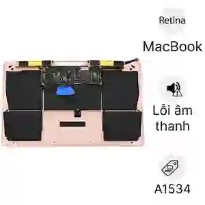 Sửa main - Lỗi âm thanh MacBook Retina 12 Inch A1534 2015/2016/2017