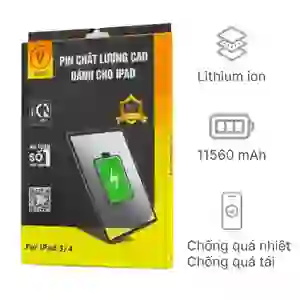 Thay pin iPad 4 chính hãng Vmas