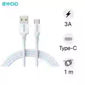 Cáp sạc nhanh BWOO Type-C 3A X281C dài 1M