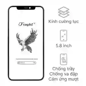 Ép kính iPhone Xs chính hãng Feaglet