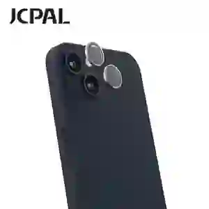 Miếng dán camera iPhone 15 Pro Jcpal viền xanh dương chống va đập