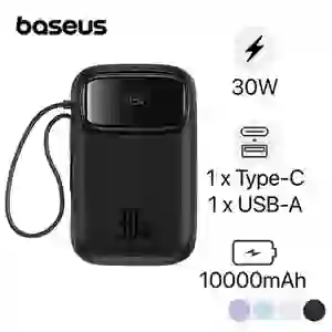Pin sạc dự phòng Baseus Qpow2 màn hình số 10.000mAh 30W kèm 2 cáp type C