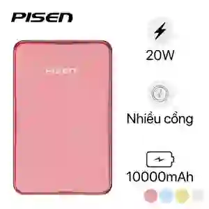 Sạc dự phòng Pisen Pro Sleekvolt 20W 10.000mAh D148