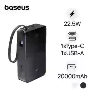Pin dự phòng Baseus Enerfill Bipow 2 Pro màn hình số 20.000mAh 22.5W kèm cáp