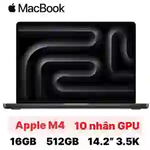 MacBook Pro M4 14 inch 10CPU 10GPU 16GB 512GB 2024 VN/A - Đã kích hoạt