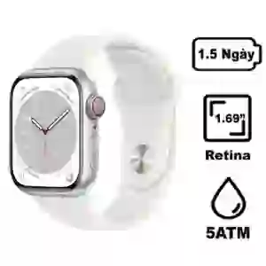 Apple Watch Series 8 41mm GPS Viền nhôm Dây cao su - Cũ đẹp