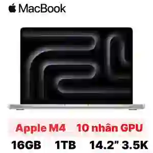 MacBook Pro M4 14 inch 10CPU 10GPU 16GB 1TB 2024 - Cũ trầy xước
