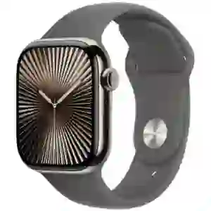 Apple Watch Series 10 46mm 4G Viền titan Dây cao su Size M/L - Cũ đẹp