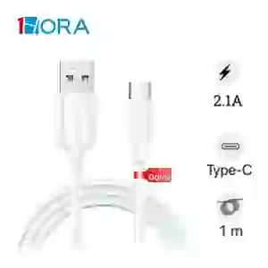 Cáp 1HORA CAB237 USB-A to Type-C 1M