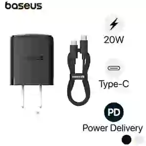 Sạc nhanh Baseus Palm 1C 20W US ( kèm cáp USB-C to Lightning dài 1m )