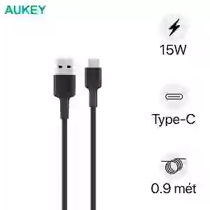 Cáp Aukey CB-DAC05 USB-A to C 0.9m