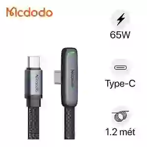 Cáp MCDODO Type-C sang Type-C 90 độ 65W dài 1.2m CA-3360