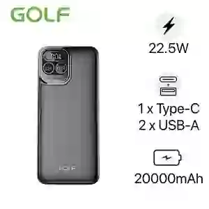 Pin dự phòng Golf 1C2A màn hình số 20000mAh 22.5W P52