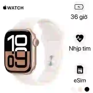 Apple Watch Series 10 42mm 4G Viền nhôm Dây cao su - Cũ trầy xước