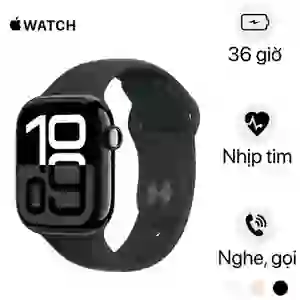 Apple Watch Series 10 46mm GPS Viền nhôm Dây cao su - Cũ đẹp