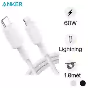 Cáp Anker 322 USB-C TO USB-L 1.8m Nylon A81B6H