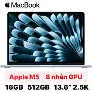 MacBook Air 13 inch M5 10 CPU 8 GPU 16GB 512GB 2026 - Đã kích hoạt