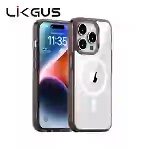 Ốp lưng iPhone 15 Pro Likgus Magsafe trong suốt