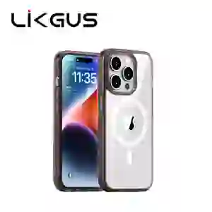 Ốp lưng iPhone 15 Pro Max Likgus Magsafe trong suốt