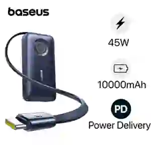 Pin dự phòng Baseus Enercore CR11 kèm cáp rút gọn 10.000mAh 45W